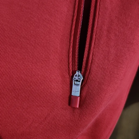 Erke zipper sweatshirt red size XL - Picture 4 of 8
